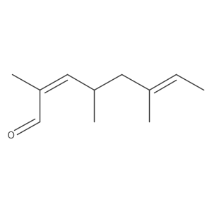 2,4,6-Trimethyl-2,6-octadienal结构式