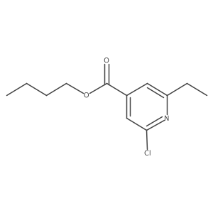 Butyl 2-chloro-6-ethyl-4-pyridinecarboxylate Structure
