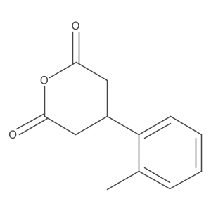 3-(2-Methylphenyl)glutaric anhydride结构式
