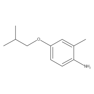 2-Methyl-4-(2-methylpropoxy)aniline结构式