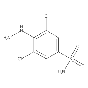 3,5-Dichloro-4-hydrazinylbenzenesulfonamide Structure