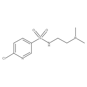 6-Chloro-N-[2-(dimethylamino)ethyl]pyridine-3-sulfonamide Structure