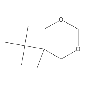 5-(1,1-Dimethylethyl)-5-methyl-1,3-dioxane Structure