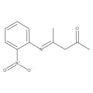 4-(2-Nitrophenylimino))-2-pentanone结构式
