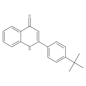 2-[4-(1,1-Dimethylethyl)phenyl]-4(1H)-quinolinone结构式