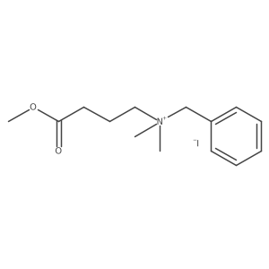 N-Benzyl-4-methoxy-N,N-dimethyl-4-oxo-1-butanaminium iodide Structure