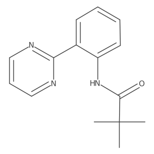 2,2-Dimethyl-n-(2-pyrimidin-2-yl-phenyl)-propionamide结构式