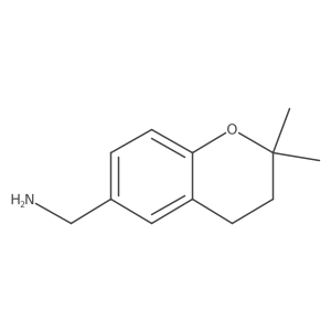 (2,2-dimethyl-3,4-dihydro-2H-1-benzopyran-6-yl)methanamine结构式