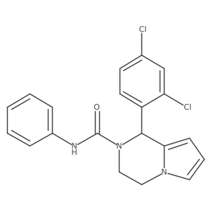 1-(2,4-dichlorophenyl)-N-phenyl-3,4-dihydropyrrolo[1,2-a]pyrazine-2(1H)-carboxamide Structure