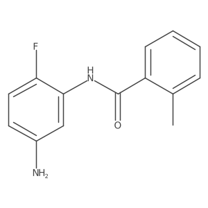 N-(5-Amino-2-fluorophenyl)-2-methylbenzamide Structure