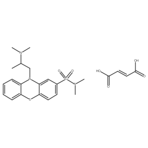 10-(2-(Dimethylamino)propyl)-N,N-dimethyl-10H-phenothiazine-2-sulphonamide maleate Structure