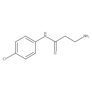 3-amino-N-(4-chlorophenyl)propanamide Structure