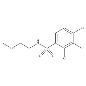 [(2,4-Dichloro-3-methylphenyl)sulfonyl](2-methoxyethyl)amine Structure
