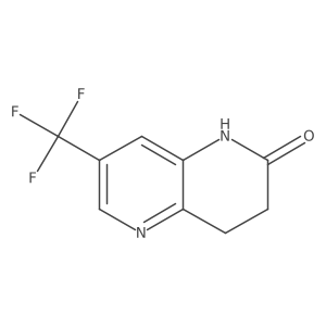 7-(Trifluoromethyl)-3,4-dihydro-1,5-naphthyridin-2(1h)-one Structure