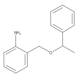 2-[(1-Phenylethoxy)methyl]benzenamine结构式