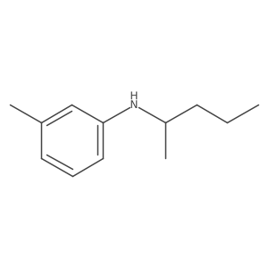 3-methyl-N-(pentan-2-yl)aniline Structure