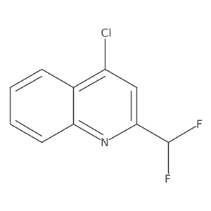 4-Chloro-2-(difluoromethyl)quinoline Structure