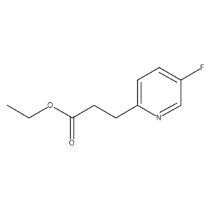 3-(5-Fluoropyridin-2-yl)propionic acid ethyl ester Structure
