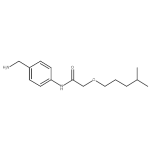 N-[4-(Aminomethyl)phenyl]-2-[(4-methylpentyl)oxy]acetamide Structure