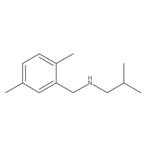 [(2,5-Dimethylphenyl)methyl](2-methylpropyl)amine Structure