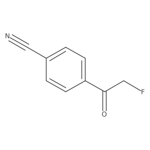 4-(2-Fluoroacetyl)benzonitrile Structure