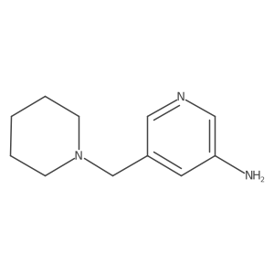 5-(Piperidin-1-ylmethyl)pyridin-3-amine结构式