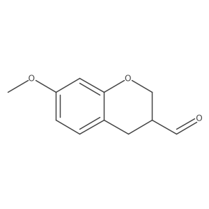 7-Methoxychroman-3-carbaldehyde Structure