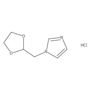 1-[(1,3-Dioxolan-2-yl)methyl]-1h-imidazole hydrochloride结构式