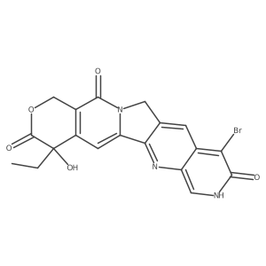 9-Bromo-10-hydroxycamptothecin Structure