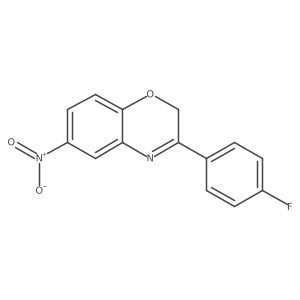 3-(4-Fluorophenyl)-6-nitro-2H-benzo[b][1,4]oxazine结构式