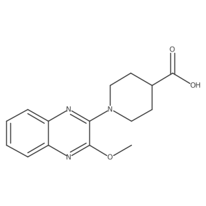 1-(3-Methoxyquinoxalin-2-yl)piperidine-4-carboxylic acid Structure