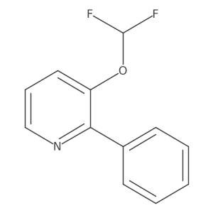 3-(Difluoromethoxy)-2-phenylpyridine Structure
