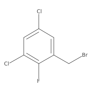 3,5-Dichloro-2-fluorobenzylbromide Structure