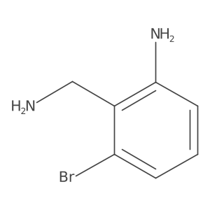 2-(Aminomethyl)-3-bromoaniline结构式