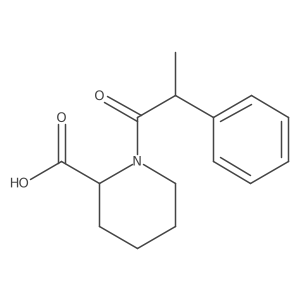 1-(2-Phenylpropanoyl)piperidine-2-carboxylic acid Structure