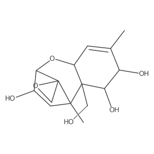 Trichothec-9-ene-3,7,8,15-tetrol, 12,13-epoxy-, (3I+/-,7I+/-,8I+/-)- Structure