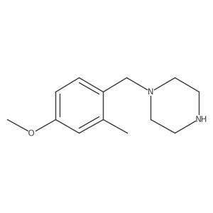 3-Methyl-4-(piperazin-1-ylmethyl)phenol Structure