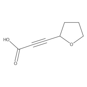 3-(Oxolan-2-yl)prop-2-ynoic acid结构式