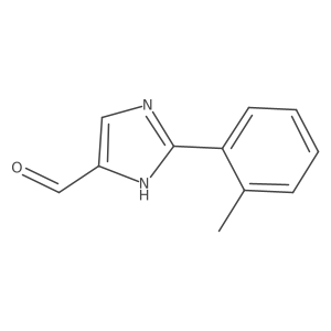 2-(o-Tolyl)imidazole-4-carbaldehyde结构式