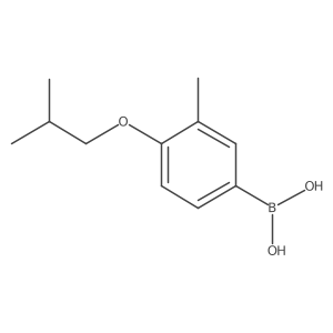 4-Isobutoxy-3-methylphenylboronic Acid Structure