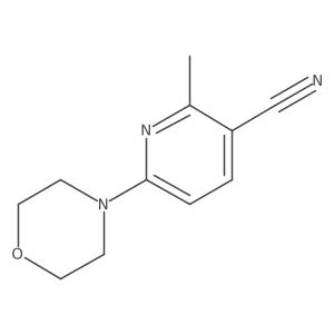 2-Methyl-6-morpholinonicotinonitrile结构式