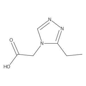 2-(3-Ethyl-4H-1,2,4-triazol-4-yl)acetic acid Structure