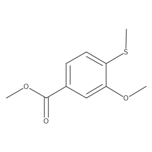 Methyl 3-methoxy-4-(methylthio)benzoate结构式
