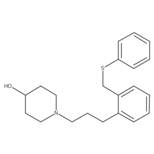 4-Piperidinol, 1-[3-[[2-(phenylthio)methyl]pheny结构式