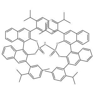4,4'-Azanediylbis((11bS)-2,6-bis(2-isopropyl-5-methylphenyl)dinaphtho[2,1-d:1',2'-f][1,3,2]dioxaphosphepine 4-oxide)结构式