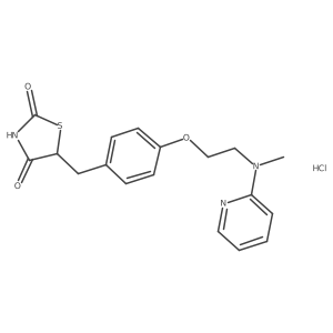 Rosiglitazone hydrochloride, (R)-结构式