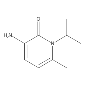 3-Amino-6-methyl-1-(propan-2-yl)-1,2-dihydropyridin-2-one结构式