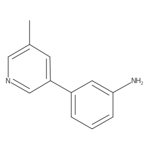 3-(5-Methylpyridin-3-yl)aniline Structure