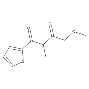 4-Methoxy-2-methyl-1-(thiophen-2-yl)butane-1,3-dione Structure