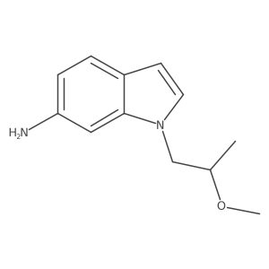 1-(2-methoxypropyl)-1H-indol-6-amine Structure